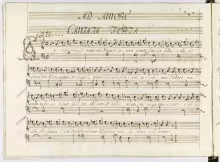 Agli occhi miei Amore mi dimostri sovente - F-Pn, Rés. 1855/3