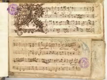 Donna ancora è fedele. Augelletti che d’intorno - I-Nc, 33.4.16 (B) [olim Cantate 48.2]/1