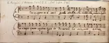 Amor per vendetta, o vero l’Alcasta. Par un sogno et è così - I-Nc, 33.4.7a (olim Cantate ibride 7)/12