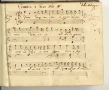 Dove sen’ita, o pace - I-Nc, Cantate 32bis/5
