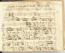 Fiumicel cui l’onde chiare - I-Nc, Cantate 32bis/10