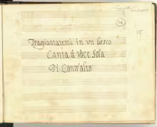 Traspiantatemi in un bosco - I-Nc, Cantate 32bis/14
