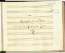 Sempre più sento nel core - I-Nc, Cantate 32bis/19