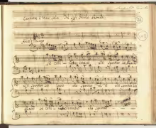 Su collinetta erbosa - I-Nc, Cantate 32bis/31