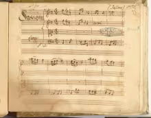 Artaserse. Lascia cadermi in volto - I-Nc, 33.2.17 [olim Cantate 157]/19