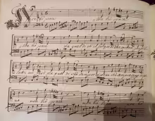 Silenzio d'Arpocrate. Non ho pace da quel dì - F-Pn, H 659(V)/4