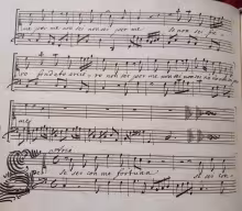 Caligola delirante. Se sei con me fortuna - F-Pn, H 659(VI)/12