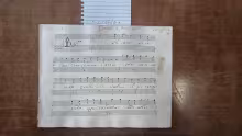 Prima carta della cantata
