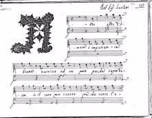 Ardo d'amore e impaziente brama - I-CBp, Manoscritti Musicali 2/7