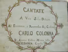 Cantate / Caldara, Antonio - D-MÜs, Sant.Hs.754