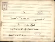 Deh lasciate e vita e volo - I-Rama, A.Ms.2324