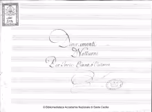 Composizioni / Millico, Giuseppe - I-Rama, A.Ms.2594