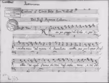 Non per pioggia del cielo - D-MÜs, Sant. Hs. 773