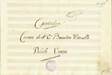 Odi o Troia Cassandra - I-Nc, Cantate 187 (=34.3.9)
