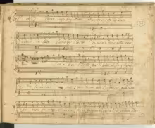 Come vago augelletto - I-Nc, Cantate 21/9