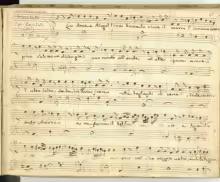 Là dove a Mergellina - I-Nc, Cantate 21/10
