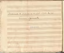 Dove son, dove corro - I-Nc, Cantate 169 (=21.3.26)