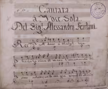 Là dove a Mergellina - I-Nc, Cantate 261 (=34.5.10)/10