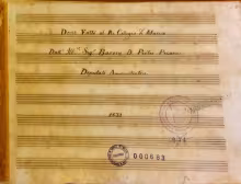 Composizioni / Scarlatti, Alessandro - I-PLcon, Arm. I Pis. 9