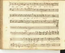 Col tuo dolce mormorio - I-Nc, Cantate 20/10