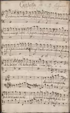 Se lontana da me t’amò Dorinda - D-Bsb, Mus.ms.30182/36