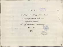 Duetti / Bononcini, Giovanni - B-Bc, 581