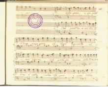 Io parto e con qual core - I-Nc, cantate 251/27
