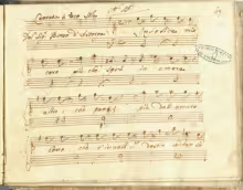 Infelice mio core - I-Nc, 33.4.24 (olim Cantate 102)/15