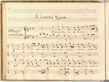 Scrivo in te l’amato nome - I-Nc, 6.3.4 olim Cantate 233(2)/5