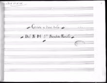 Cantate / Marcello, Benedetto Giacomo - B-Bc, 15163
