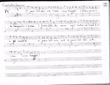 Oh pace del mio cor dove t'aggiri - B-Bc, 15164/23