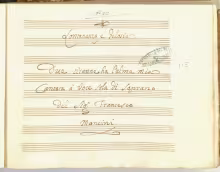 Lontananza e gelosia son le pene - I-Nc, 33.3.33 [olim Cantate 28]/22
