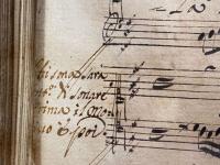 Annotazione a c. 76v © Münster - Santini-Bibliothek