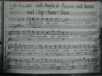 Parte del solo Soprano e bc; © The British Library - London