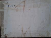 Foglio di guardia incollato internamente alla copertina del volume