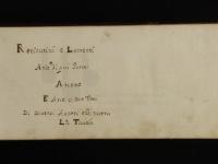 Frontespizio - © Bologna, Museo internazionale e Biblioteca della musica