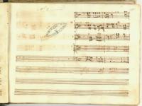 Incipit musicale - © Napoli - Biblioteca del Conservatorio Statale di Musica San Pietro a Majella