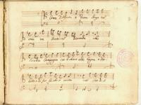 Frontespizio della cantata