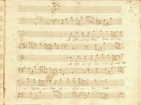 Frontespizio della cantata