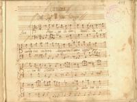 Frontespizio della cantata