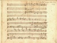 Frontespizio della cantata