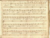 Frontespizio della cantata