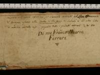 annotazione manoscritta