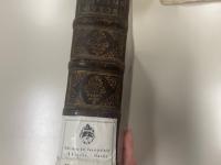 Dorso del manoscritto