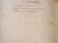 Tavola del contenuto