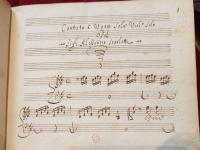 Prima pagina della cantata (c. 1)