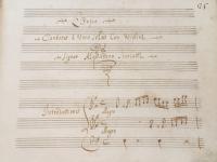 Prima pagina della cantata (c. 25r)