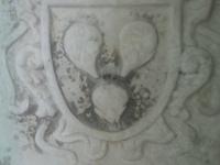 Stemma della famiglia Molignano, Acquaviva delle Fonti, Chiesa di S. Maria Maggiore (fotografia di Giovanni Tribuzio)